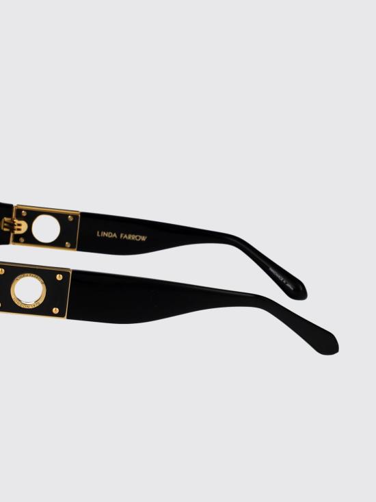 26SS 린다페로우 선글라스 LFL1652C1SUN01 BLACK YELLOW GOLD GREY Black - LINDA FARROW