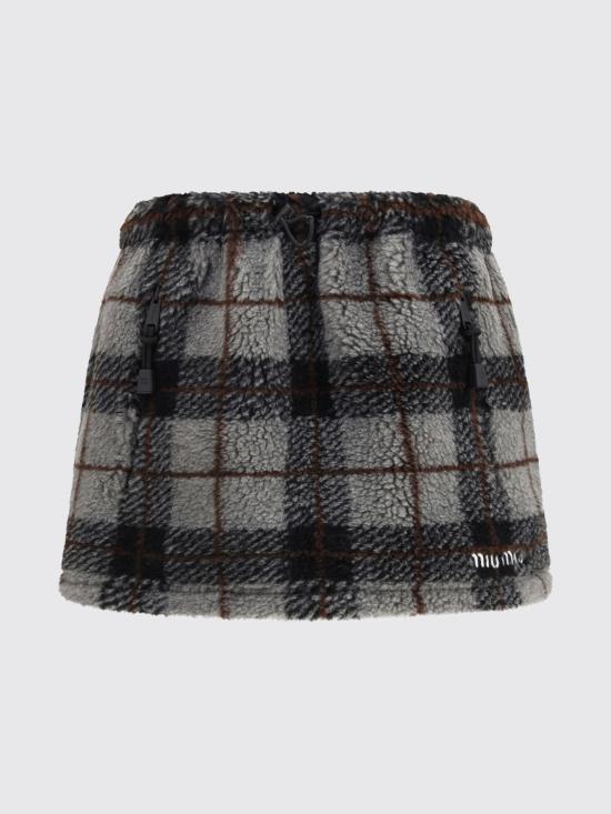 26SS 미우미우 스커트 MG2518SOOO18ZQ F0BD9 Grey