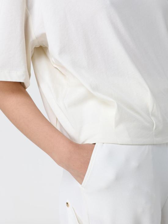 26SS 리우조 반팔 티셔츠 TA6119JS923 10105 White - LIU JO