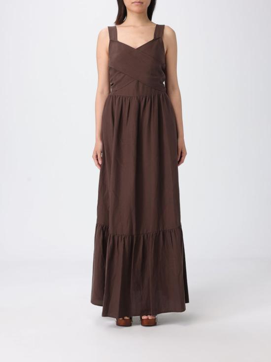 26SS 리우조 롱 원피스 WA6428T4818 91109 Brown