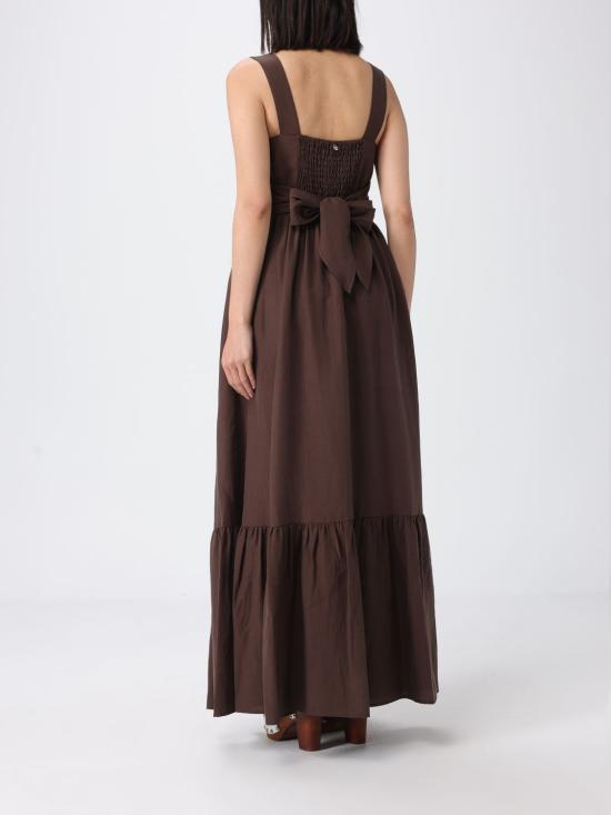 26SS 리우조 롱 원피스 WA6428T4818 91109 Brown - LIU JO