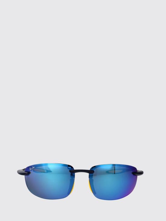 26SS 마우이짐 선글라스 B676 03B BLUE HOOKIPA ULTRA MTT DRK BLUE W YLW Blue - MAUI JIM