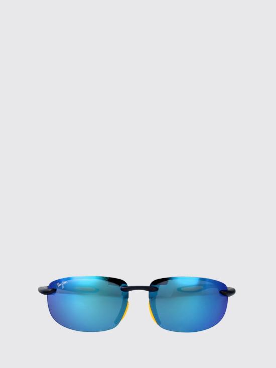 26SS 마우이짐 선글라스 B677 03B BLUE HOOKIPA ULTRA AF MTT DRK BLU W YLW Blue - MAUI JIM