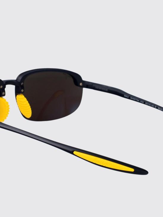 26SS 마우이짐 선글라스 B677 03B BLUE HOOKIPA ULTRA AF MTT DRK BLU W YLW Blue - MAUI JIM