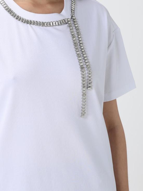 26SS 리우조 반팔 티셔츠 CA6167JS088 11111 White - LIU JO