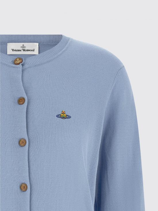 26SS 비비안웨스트우드 BEA 베아 니트 가디건 1803002PY003F K404 Blue - VIVIENNE WESTWOOD
