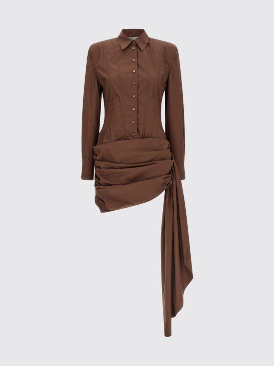 26SS 쥬세페 디 모라비토 롱 원피스 06PSDR70216302 30 Brown - GIUSEPPE DI MORABITO