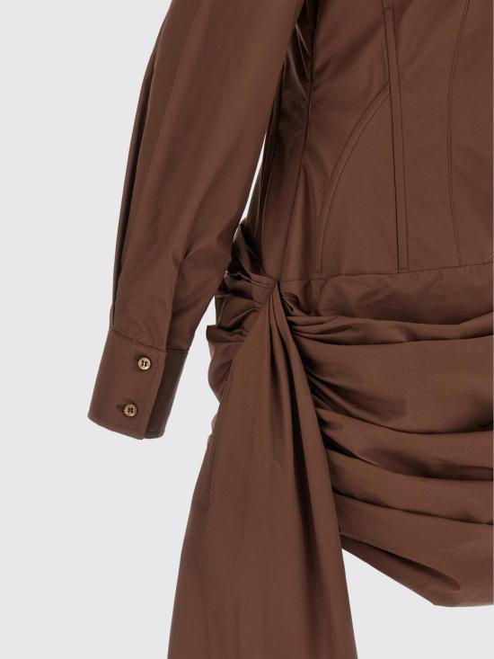 26SS 쥬세페 디 모라비토 롱 원피스 06PSDR70216302 30 Brown - GIUSEPPE DI MORABITO