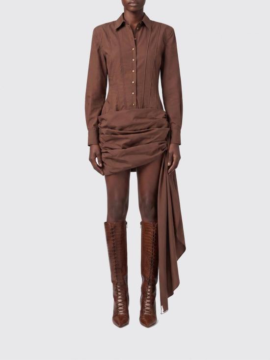26SS 쥬세페 디 모라비토 롱 원피스 06PSDR70216302 30 Brown