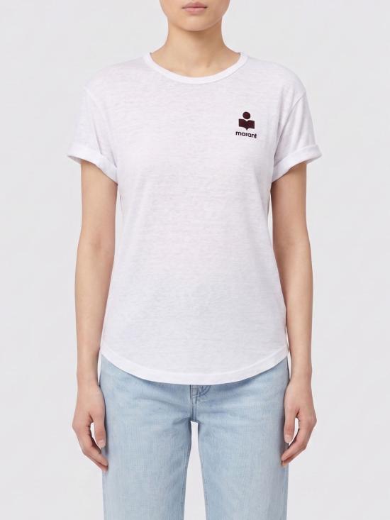 26SS 이자벨마랑에뚜왈 반팔 티셔츠 TS0315FAA1N09E WHBY White 1