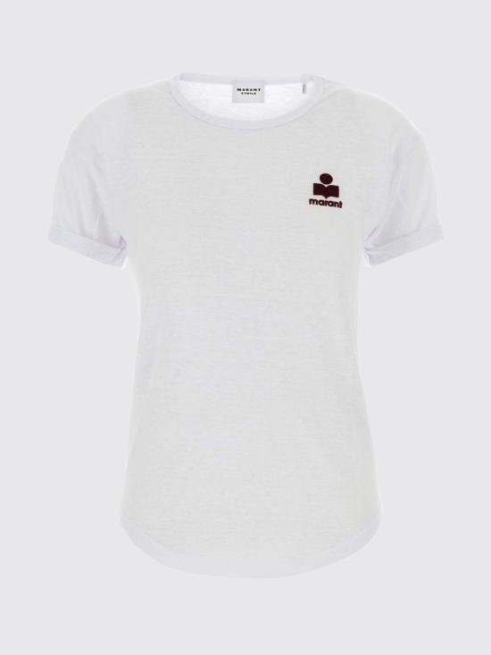 26SS 이자벨마랑에뚜왈 반팔 티셔츠 TS0315FAA1N09E WHBY White 1 - ISABEL MARANT ETOILE