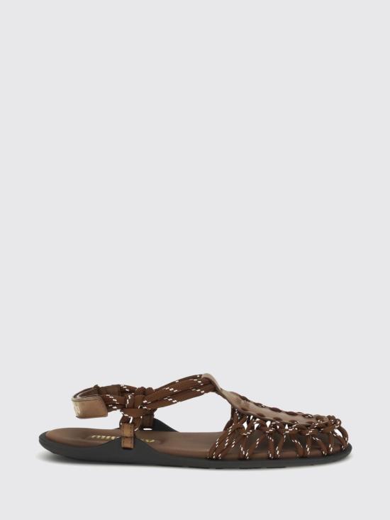 26SS 미우미우 힐/펌프스 5X615EF0053ZML F0L18 Tobacco