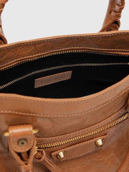 26SS 발렌시아가 르 시티 토트백 811442210F6 2630 Brown - BALENCIAGA