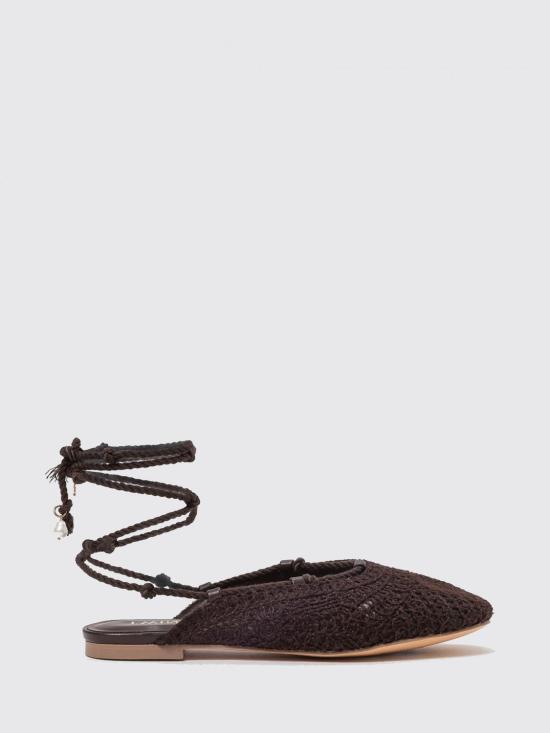 26SS 트윈셋 플랫 슈즈 261LMT014 11946 Coffee