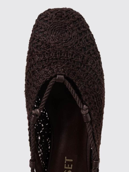 26SS 트윈셋 플랫 슈즈 261LMT014 11946 Coffee - TWINSET