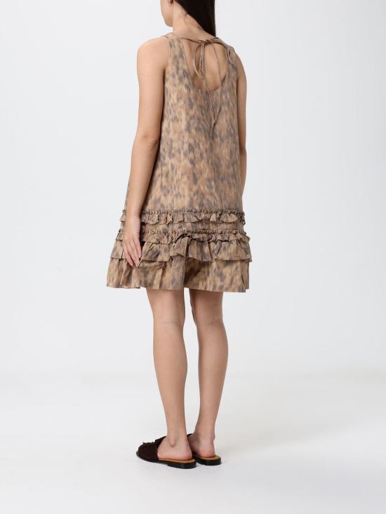 26SS 가니 롱 원피스 A1030480 ZZT Beige - GANNI