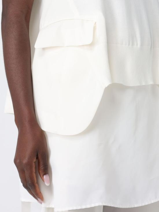 26SS 사카이 탑 2608437 151 White - SACAI