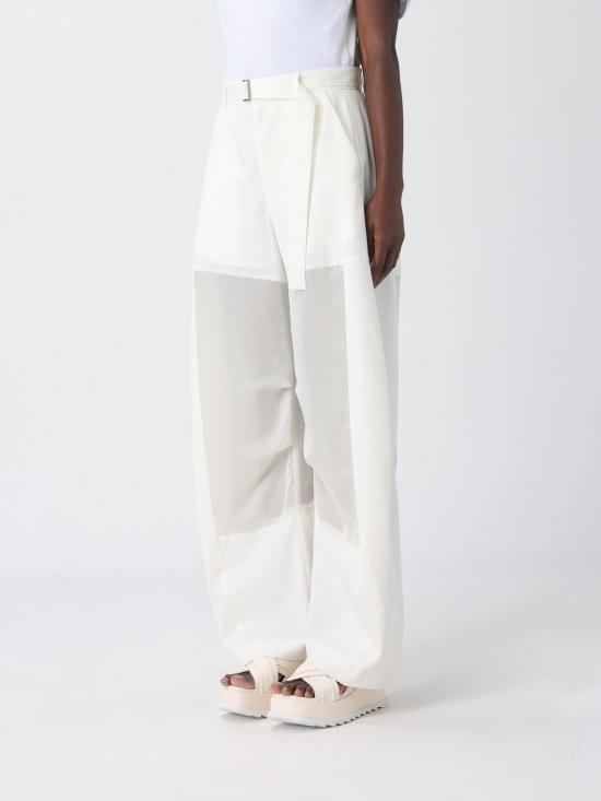 26SS 사카이 팬츠 2608431 151 White - SACAI