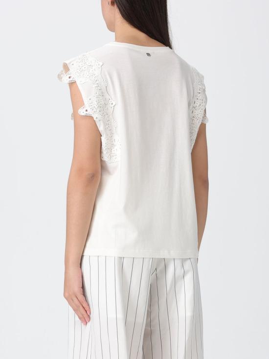 26SS 리우조 반팔 티셔츠 WA6311J3885 10701 White - LIU JO