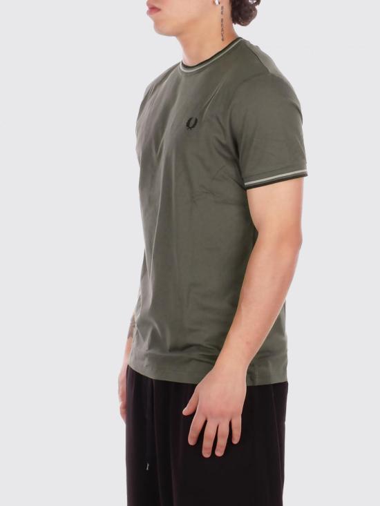 26SS 프레드페리 반팔 티셔츠 M1588V 04B Forest Green - FRED PERRY