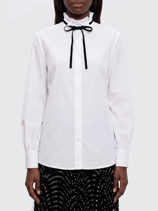 26SS 발렌티노 가라바니 블라우스 8B3AB8454HP 001 White