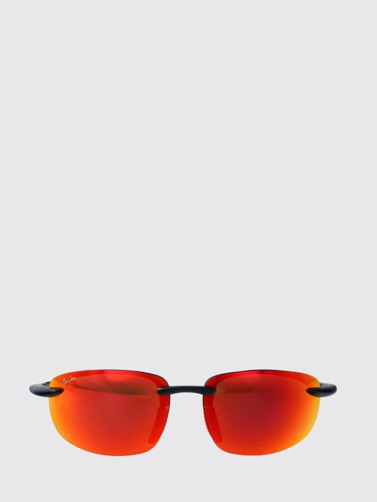 26SS 마우이짐 선글라스 RM676 03A H LAVA HO OKIPA ULTRA MTT DRK BLUE W ORG Red - MAUI JIM