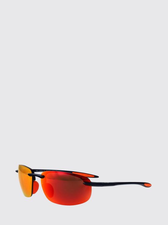 26SS 마우이짐 선글라스 RM676 03A H LAVA HO OKIPA ULTRA MTT DRK BLUE W ORG Red