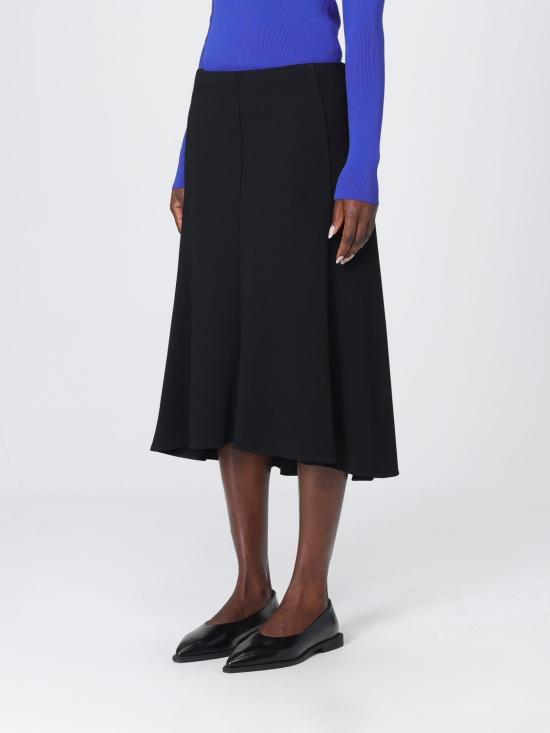 26SS 질샌더 스커트 J02MA0365J20340 001 Black - JIL SANDER