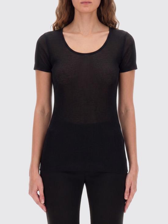 26SS 로베르토 콜리나 반팔 티셔츠 261FXA60022 Black