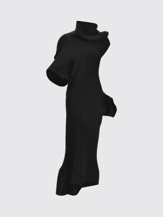 26SS 이세이 미야케 롱 원피스 IM66KH812 15 Black - ISSEY MIYAKE