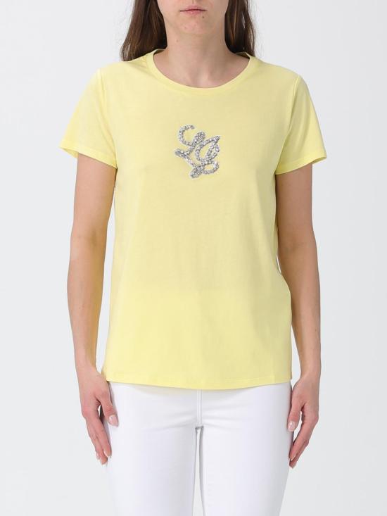26SS 리우조 반팔 티셔츠 TA6285JS923 S9949 Yellow