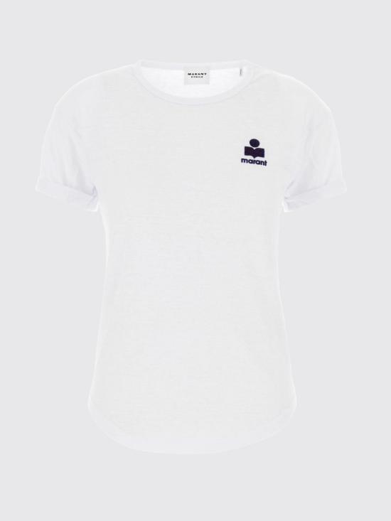 26SS 이자벨마랑에뚜왈 반팔 티셔츠 TS0315FAA1N09E WHMI Bianco 3 - ISABEL MARANT ETOILE