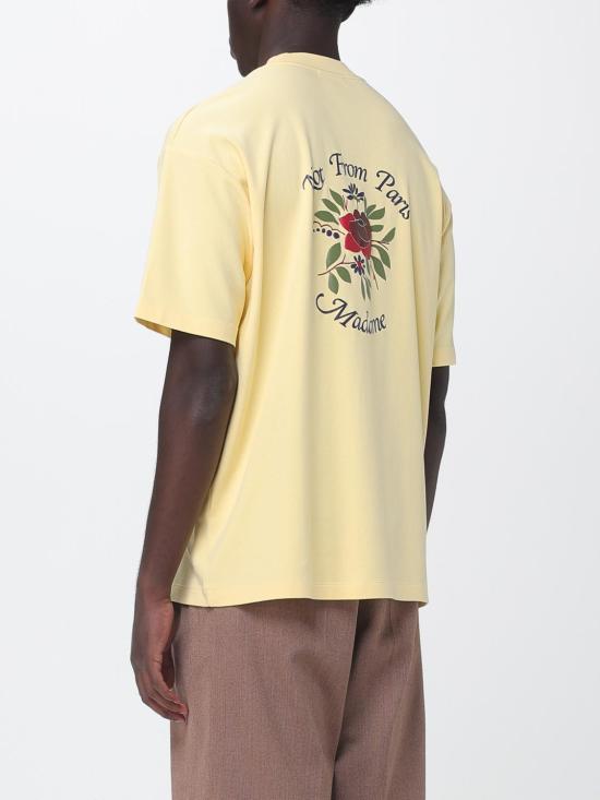 26SS 드롤드무슈 반팔 티셔츠 JTS210CO002 LIGHT Yellow - DROLE DE MONSIEUR