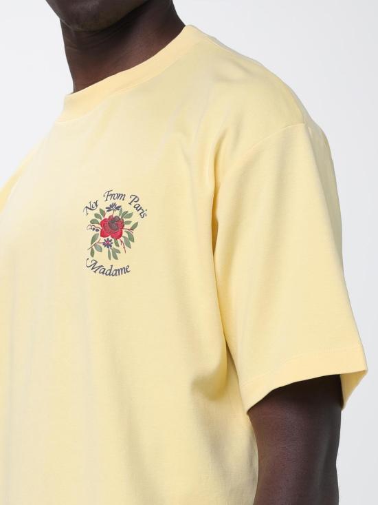 26SS 드롤드무슈 반팔 티셔츠 JTS210CO002 LIGHT Yellow - DROLE DE MONSIEUR
