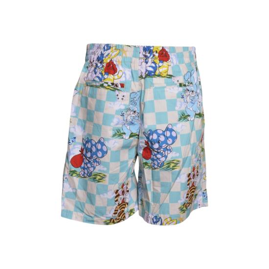 26SS 겐조 Cartoon 시어서커 숏팬츠 FG55SH5089T2 60 Azzurro - KENZO