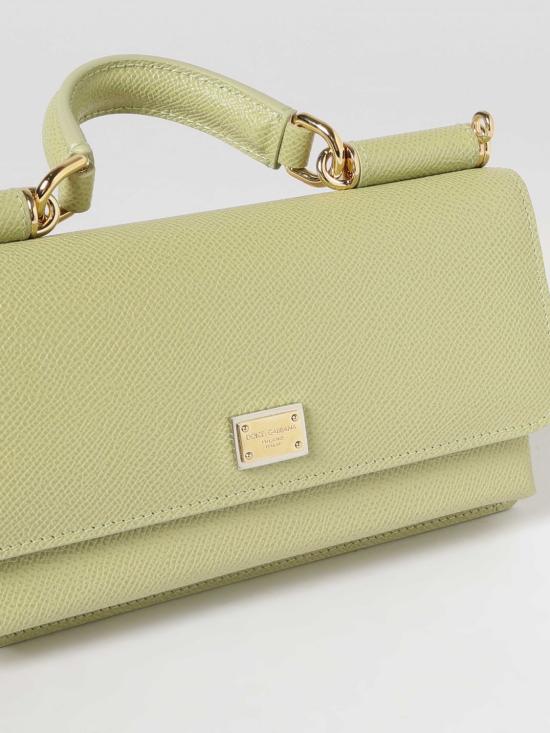 26SS 돌체앤가바나 Dauphine-print calfskin 미니백 BI3280A1001 80527 Green - DOLCE & GABBANA