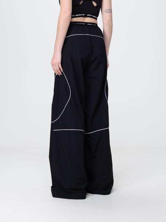 26SS 오프화이트 팬츠 2VI019S26FAB001 W003 Black 1 - OFF WHITE