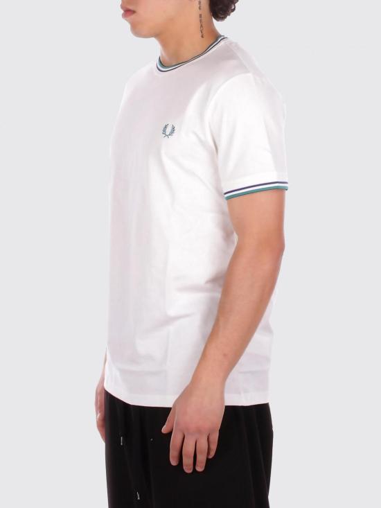 26SS 프레드페리 반팔 티셔츠 M1588V 94A White 1 - FRED PERRY