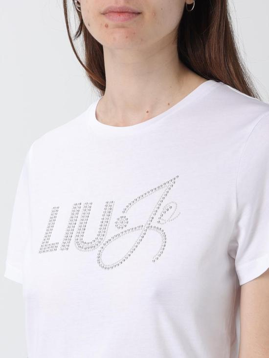 26SS 리우조 반팔 티셔츠 WA6491JS923 P9353 White - LIU JO