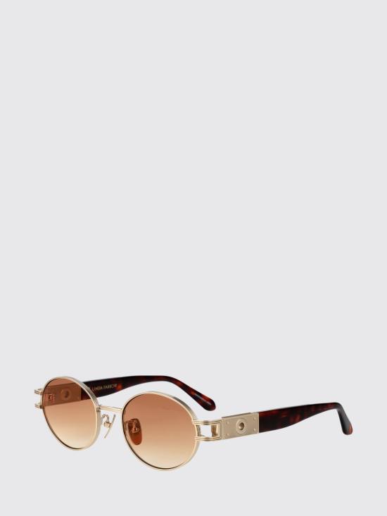 26SS 린다페로우 선글라스 LFL1657C2SUN02 LIGHT GOLD DARK T SHELL CAMEL GRAD Gold