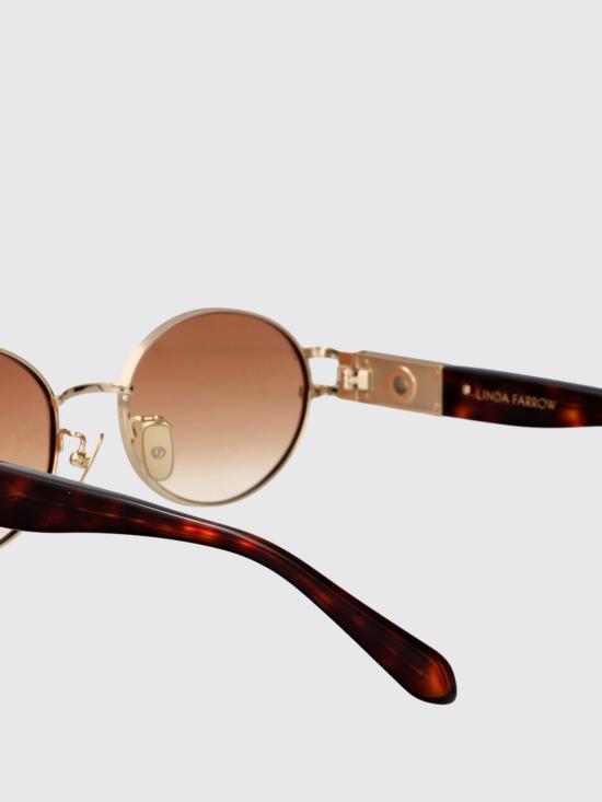 26SS 린다페로우 선글라스 LFL1657C2SUN02 LIGHT GOLD DARK T SHELL CAMEL GRAD Gold - LINDA FARROW