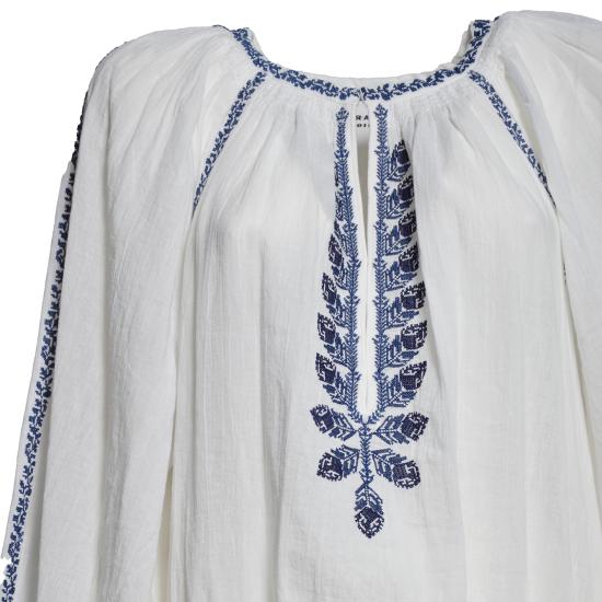 26SS 이자벨마랑에뚜왈 미디 원피스 RO1051FAD1J16E ECBU Ecr blu - ISABEL MARANT ETOILE