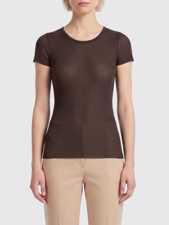26SS 로베르토 콜리나 반팔 티셔츠 261FXA60022 MORO Brown