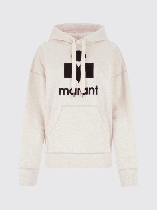 26SS 이자벨마랑에뚜왈 만셀 오버사이즈 후드 스웨트셔츠 SW0001FAA1M07E 23EC Cream - ISABEL MARANT ETOILE