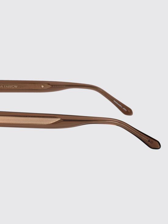 26SS 린다페로우 선글라스 LFL1656C3SUN03 MATT CHAMPAGNE BROWN MOCHA GRAD Gold - LINDA FARROW
