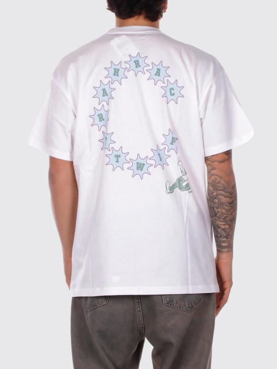 26SS 칼하트 WIP 숏슬리브 C 트립 티셔츠 I036233 02XX White - CARHARTT WIP