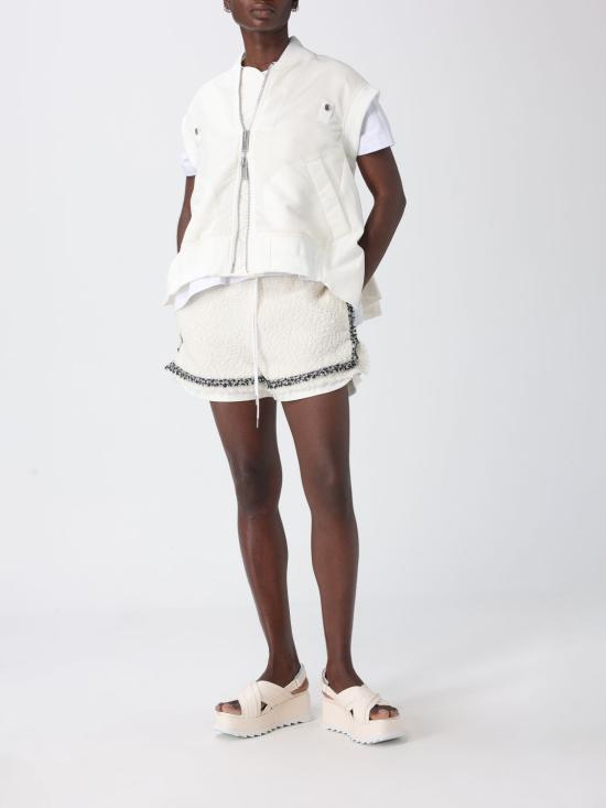 26SS 사카이 반팔 티셔츠 2608349 101 White - SACAI