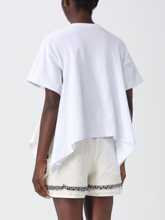 26SS 사카이 반팔 티셔츠 2608349 101 White - SACAI