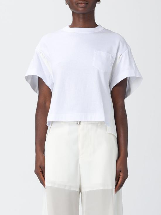 26SS 사카이 반팔 티셔츠 2608348 101 White