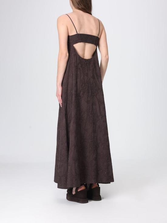 26SS 리우조 롱 원피스 WA6456T472A P9677 Brown - LIU JO